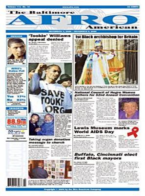Baltimore Afro-American Newspaper